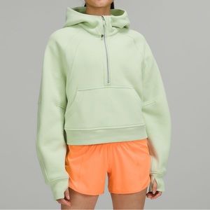 SCUBA OVERSIZED HALF-ZIP HOODIE Mint XL/XXL